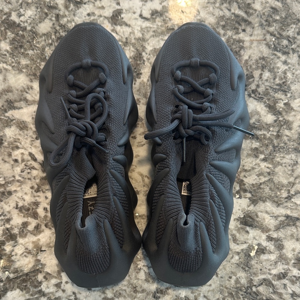 Yeezy Charcoal Knit Sneakers